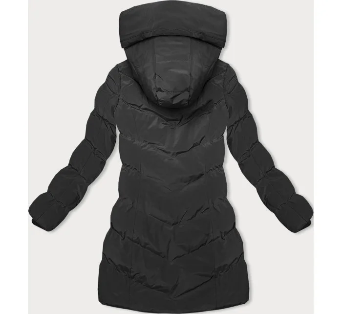 Černá zimní bunda s kapucí model 21246061 - LHD