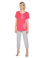 Dámske pyžamo 665 červené - REGINA