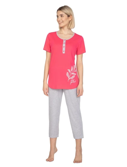 Dámske pyžamo 665 červené - REGINA