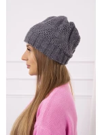 Dámska čiapka Danuta K331 tmavo šedá Dámska čiapka Danuta K331 tmavo šedá