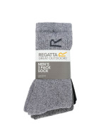 Pánske ponožky 3-pack RMH018-906 šedé - Regatta