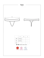 Svůdná tanga model 8404982 thong - Obsessive Svůdná tanga model 8404982 thong - Obsessive