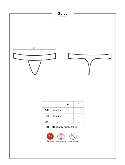 Svůdná tanga model 8404982 thong - Obsessive Svůdná tanga model 8404982 thong - Obsessive
