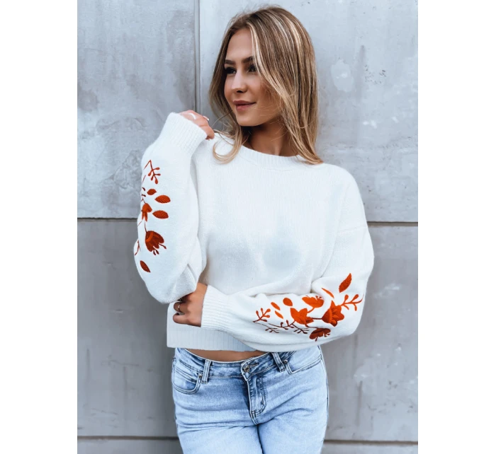 Dámský svetr white Dstreet model 21971128 - FashionStreet