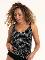 Style Malaika Top tankiny - vrchný diel 8851-1 black - RosaFaia