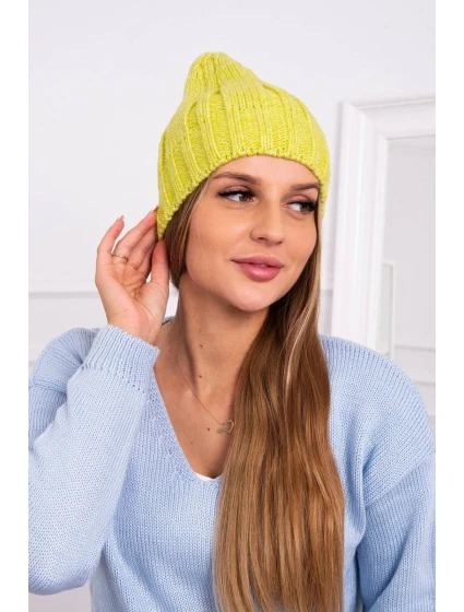 Fleecová čepice Ida model 18750147 pistácie - K-Fashion Fleecová čepice Ida model 18750147 pistácie - K-Fashion
