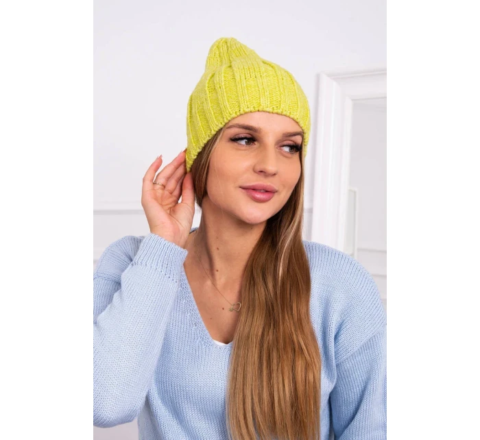 Fleecová čepice Ida model 18750147 pistácie - K-Fashion Fleecová čepice Ida model 18750147 pistácie - K-Fashion