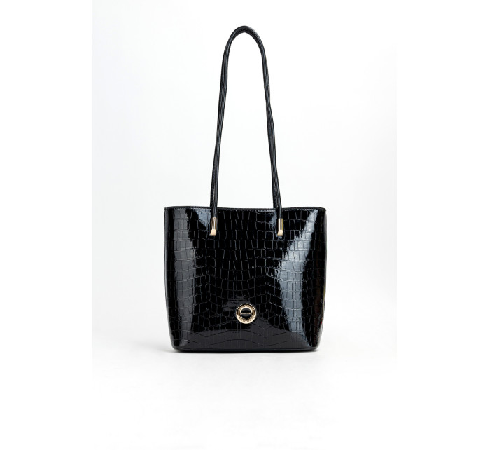 Monnari Bags Dámska kabelka so vzorom čierna