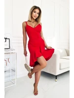 Dámske večerné šaty 238 červené - Bicotone Dámske večerné šaty 238 červené - Bicotone