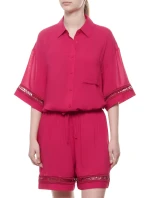 Dámska plážová košeľa 262732 4R338 01975 Cherry - Emporio Armani