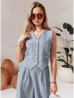 Dámska vesta LINELIA modrá FashionStreet PY0134