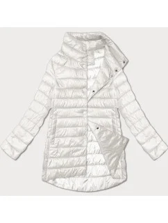 Dámská prošívaná bunda v barvě ecru se stojáčkem model 21042285 - MINORITY