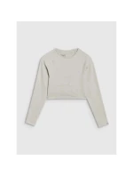 Dámske tričko 4F 4FRSS25TFLOF486-83S s dlhými rukávmi a výstrihom na chrbte