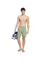 Pánské plavky Ess olivové model 22348287 - ADIDAS
