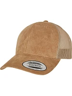 Flexfit 6606SU 6-panelová truckerová čiapka „Suede“ 55.06SU khaki Flexfit 6606SU 6-panelová truckerová čiapka „Suede“ 55.06SU khaki