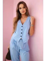 Súprava vesta + nohavice modrá Súprava vesta + nohavice modrá