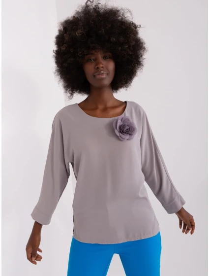 Blúzka LK BZ 506560.14P sivá