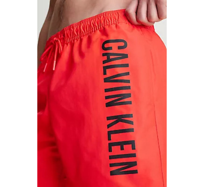 Pánske plavky Tkaný spodný diel plaviek MEDIUM DRAWSTRING KM0KM01004XM9 - Calvin Klein