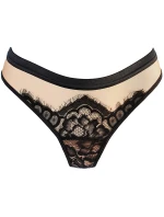 Dámske nohavičky Brasiliana V-10775 Čierno-béžová - Axami