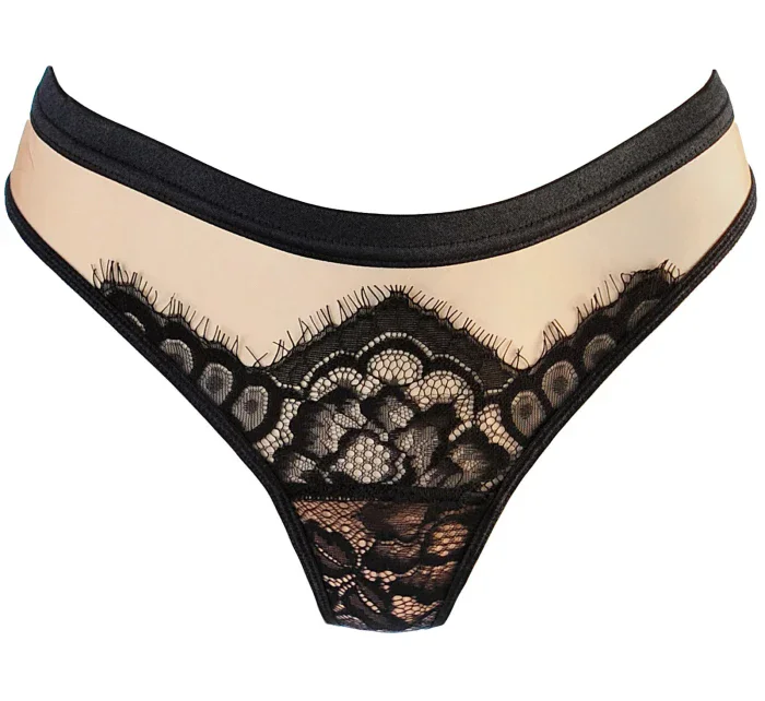 Dámske nohavičky Brasiliana V-10775 Čierno-béžová - Axami