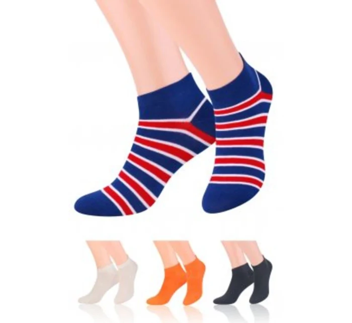 Hladké pánske ponožky 045