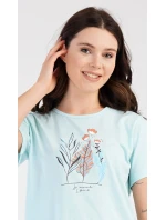 Dámské domácí šaty s krátkým rukávem Garden