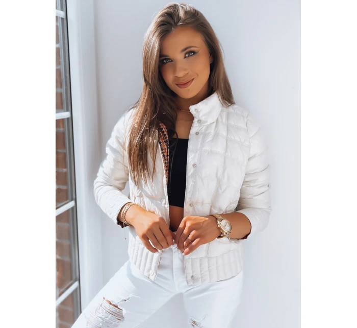 FIORELLA dámska bunda biela FashionStreet TY3564 FIORELLA dámska bunda biela FashionStreet TY3564