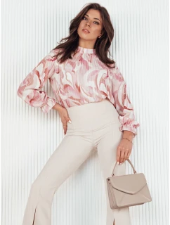 Dámské růžové tričko model 21972882 - Dstreet