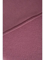 Krátka mikina na zips tmavoružová