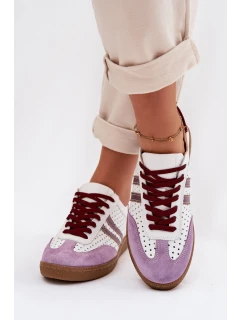 Kožené síťované dámské tenisky model 21935203 - Zazoo