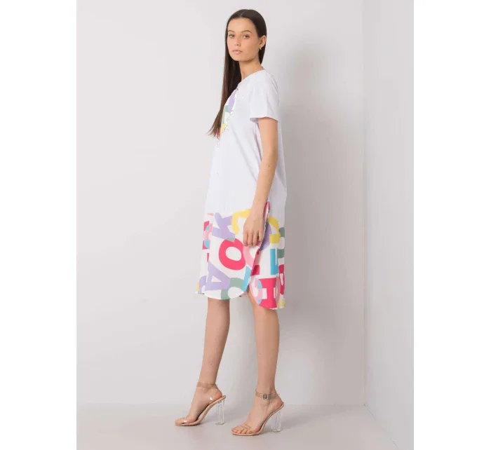 Šaty DHJ SK 13119.26P biela Šaty DHJ SK 13119.26P biela