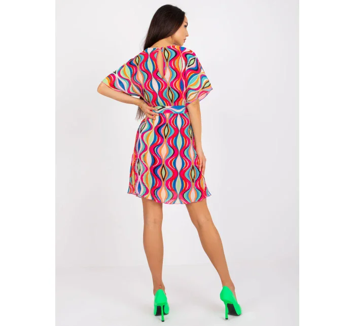 Šaty DHJ SK 9651.51 tmavo ružová