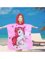 PončoBavlnené svetové detské plážové pončo s kapucňou 60x60 PončoBavlnené svetové detské plážové pončo s kapucňou 60x60