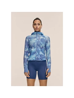 Kurtka damska CASALL Breeze Printed Running Jacket kolor granatowy