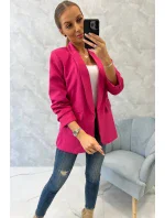 Bunda s chlopňou elegantná fuchsiová