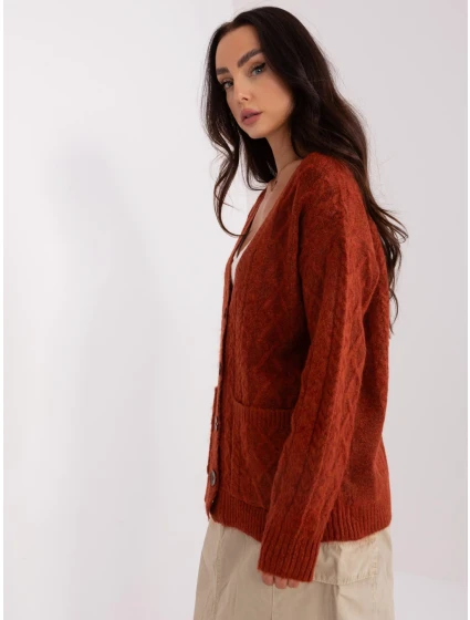 Sweter AT SW model 18959518 ciemny pomarańczowy - FPrice