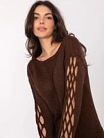 Jumper MI SW 1606.96 tmavohnedý