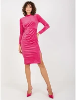 Dámske šaty RP SK 8207.12x tmavo ružové