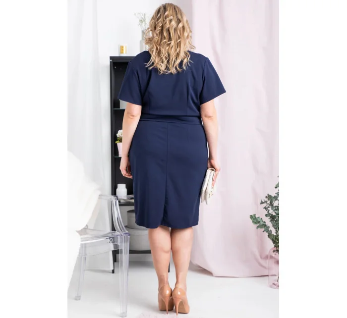 Dámské šaty model 18587035 modré - Karko Dámské šaty model 18587035 modré - Karko