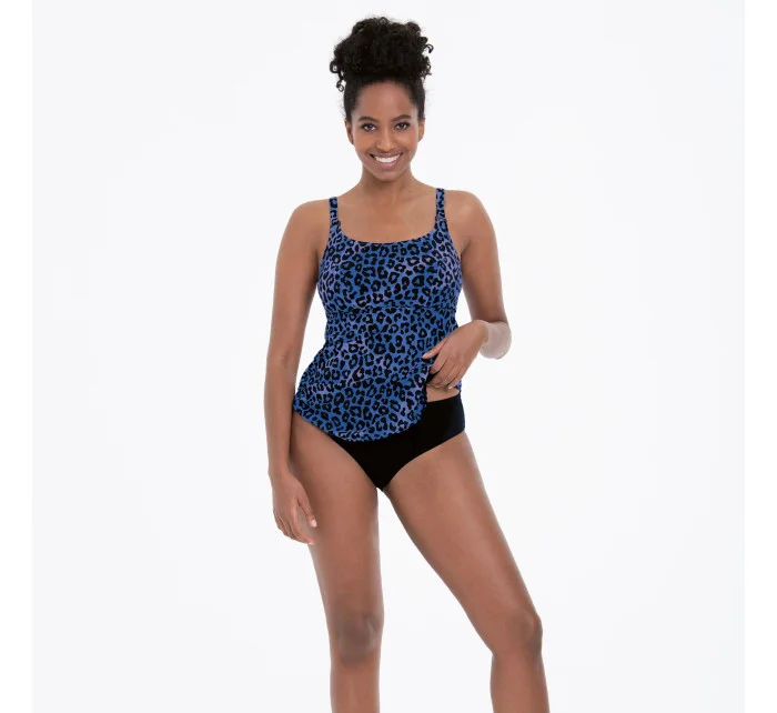 Horný diel plaviek tankini 6599-1 čierno-modrý - Anita Care Horný diel plaviek tankini 6599-1 čierno-modrý - Anita Care