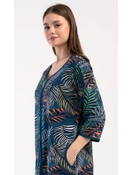 Dámske domáce šaty s trojštvrťovými rukávmi Barbara