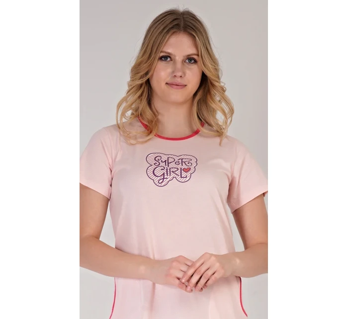 Dámské domácí šaty s krátkým rukávem Super model 18831585 - Vienetta