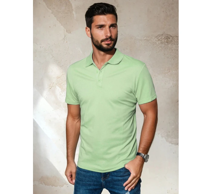 Pánské zelené polo tričko Dstreet model 21967826 - FashionStreet