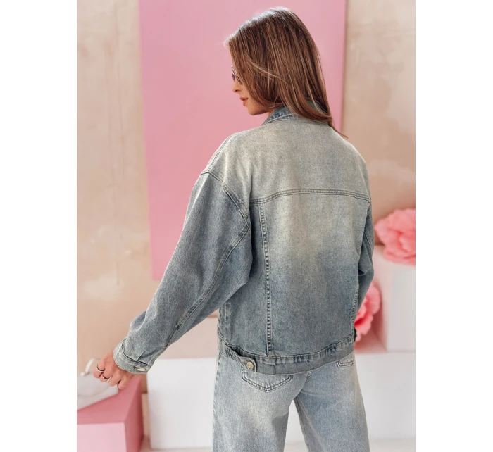 Dámská přechodná bunda oversize modrá Dstreet model 21985603 - FashionStreet Dámská přechodná bunda oversize modrá Dstreet model 21985603 - FashionStreet