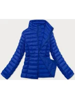 Lehká modrá dámská prošívaná bunda model 20835867 - J.STYLE
