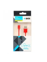 Kábel IBOX IKUMTCR (USB 2.0 typ A - USB typ C ; 1 m; farba červená)