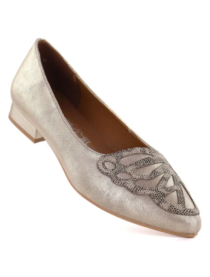 Dámske zlaté poltopánky M.Daszyński SA201A-2 Dámske zlaté poltopánky M.Daszyński SA201A-2