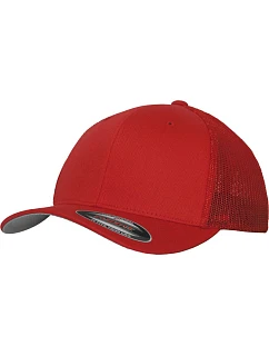 6 panelová Trucker kšiltovka 55. red model 22537109 - Flexfit
