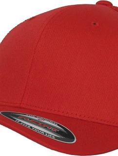Flexfit 6511 6-panelová truckerová čiapka „Mesh“ 55.6511 červená