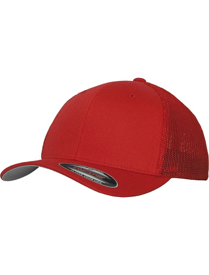 6 panelová Trucker kšiltovka 55. red model 22537109 - Flexfit 6 panelová Trucker kšiltovka 55. red model 22537109 - Flexfit